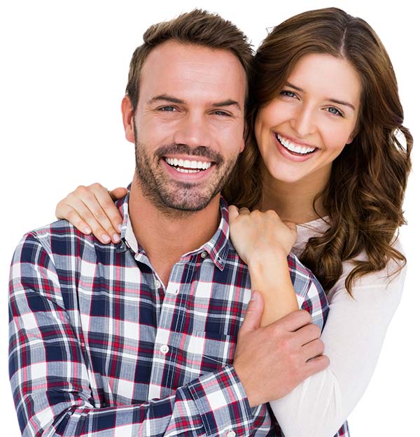Smiling Man and Woman Smiling Man and Woman